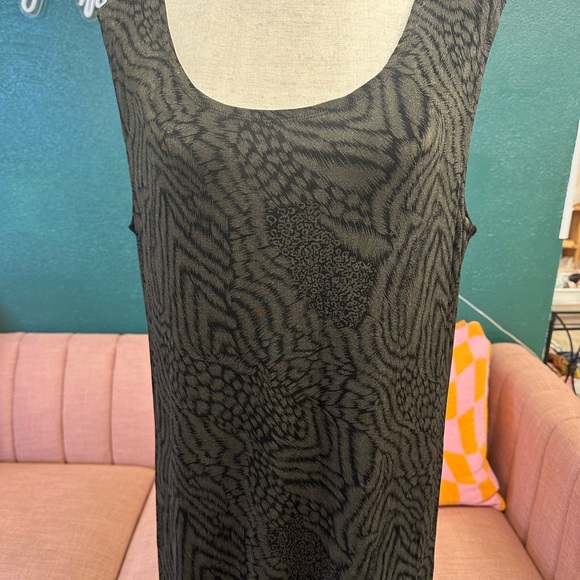 Carole Little green/black jersey maxi dress NWT - Picture 2 of 6